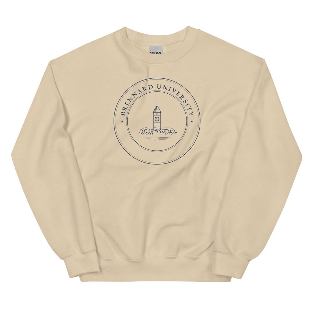 The Brennard crewneck, Sand