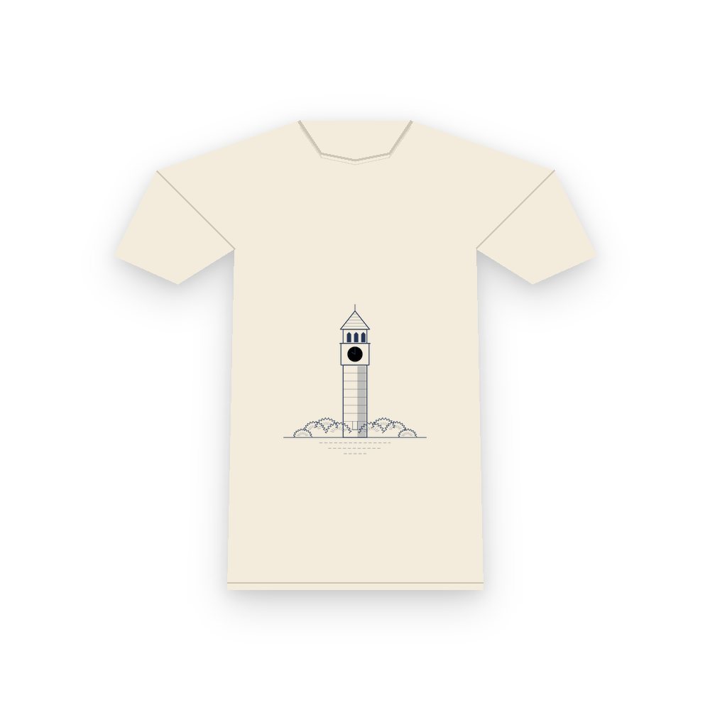The Brennard University tee, Ivory