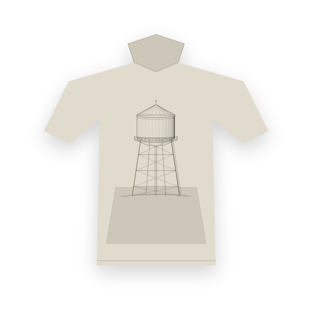 The Callowfield Tower hoodie, Bone