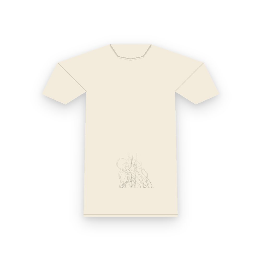 The Candle Ring tee, Ivory
