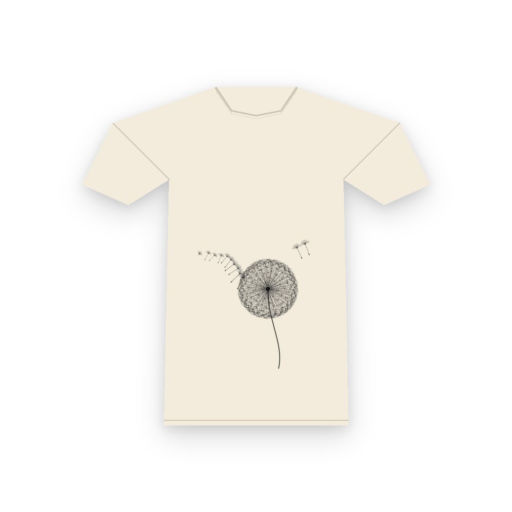 The Dandelion Home tee, Ivory
