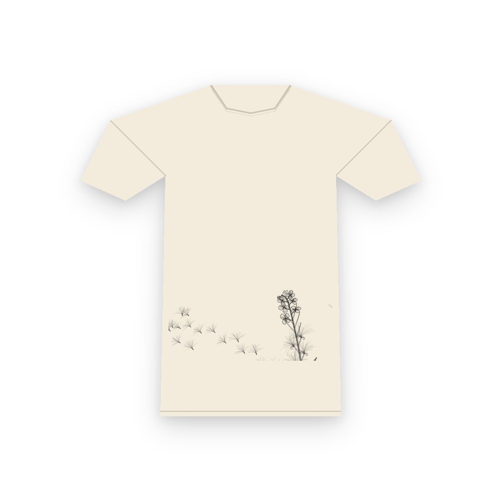 The Fireweed tee, Ivory
