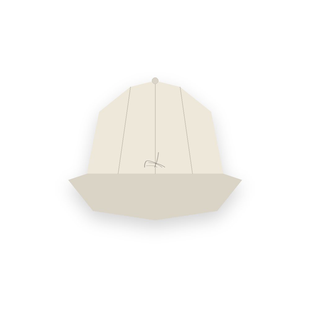 The Forty-One Teeth cap, Ivory