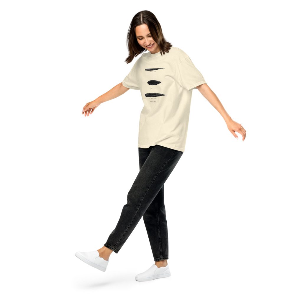 The House of Morrow tee, Ivory, as worn