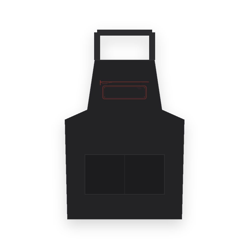 Kessel’s Diner apron, Black