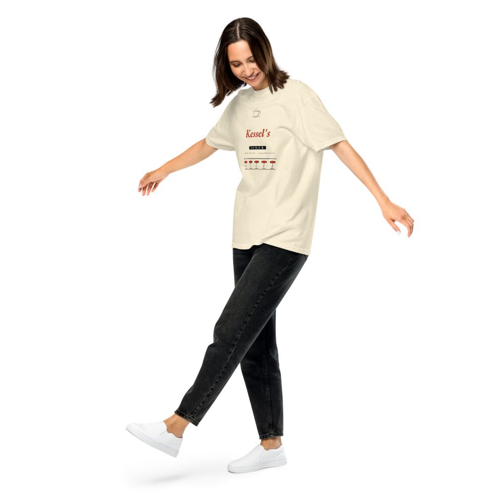 Kessel's Diner tee, Ivory, as worn