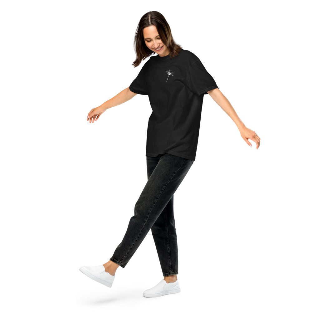 The Lone Seed tee, Black, as worn