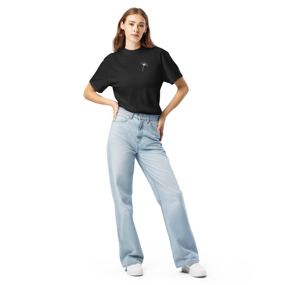The Lone Seed tee, Black, as worn