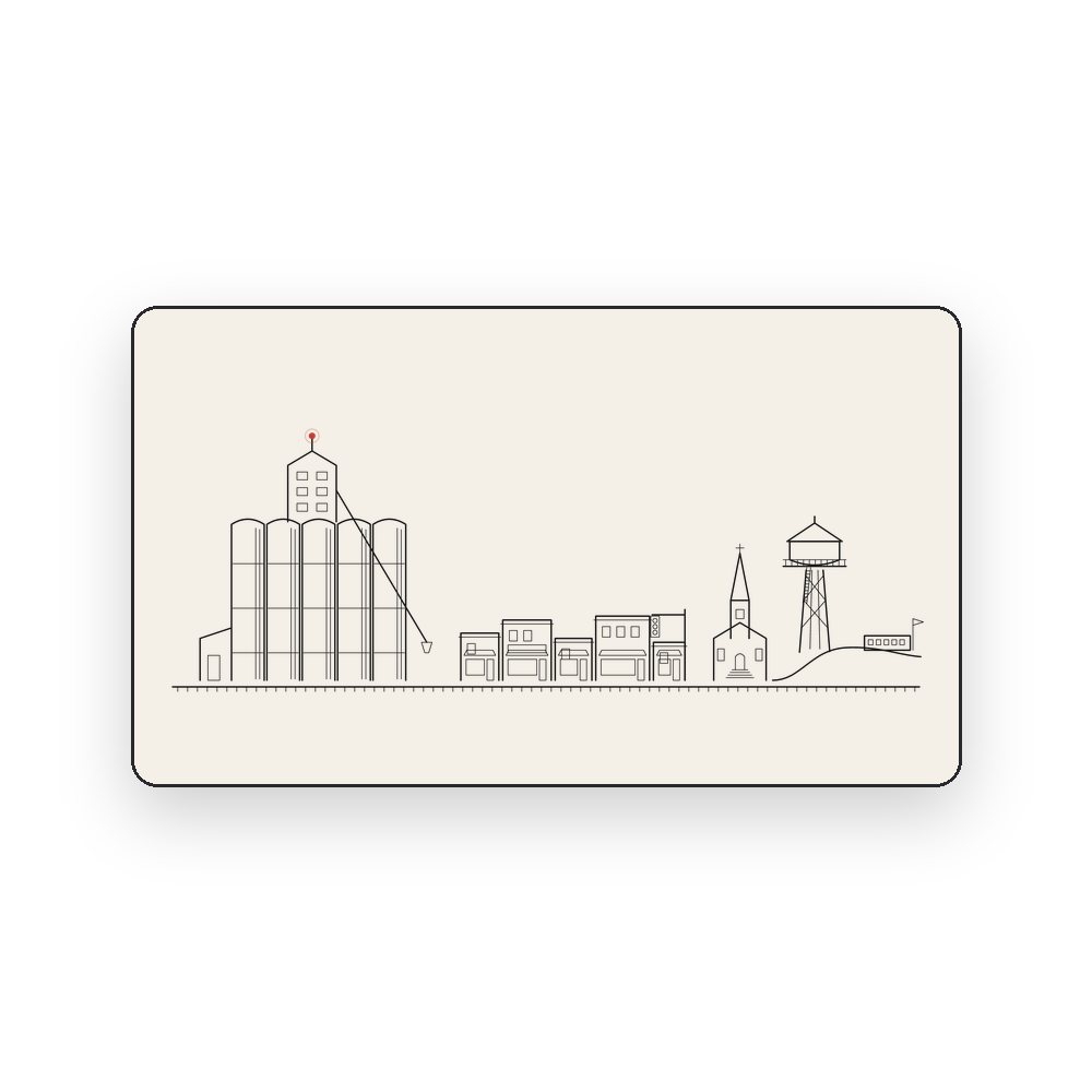 The Prairie Storm desk mat