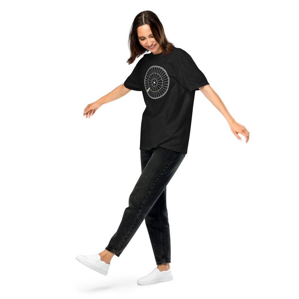 The Sixty Panes tee, Black, as worn