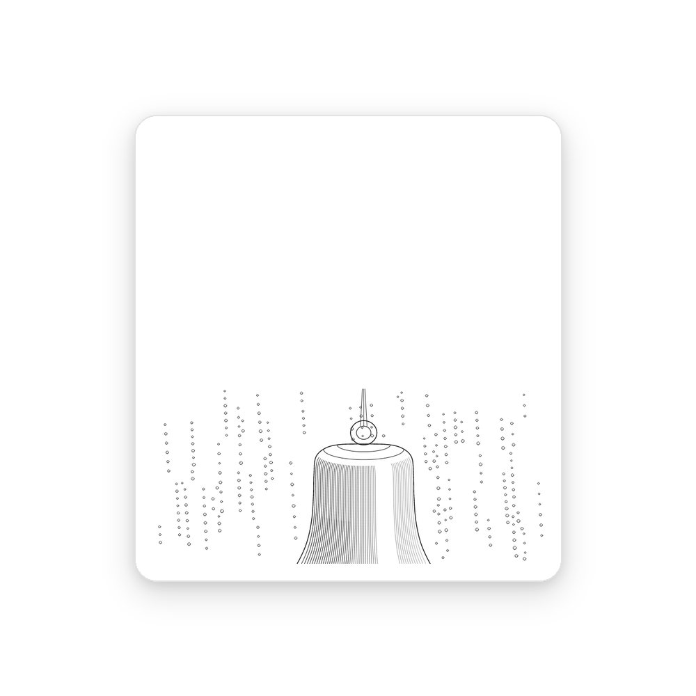 The Bell in the Rain sticker