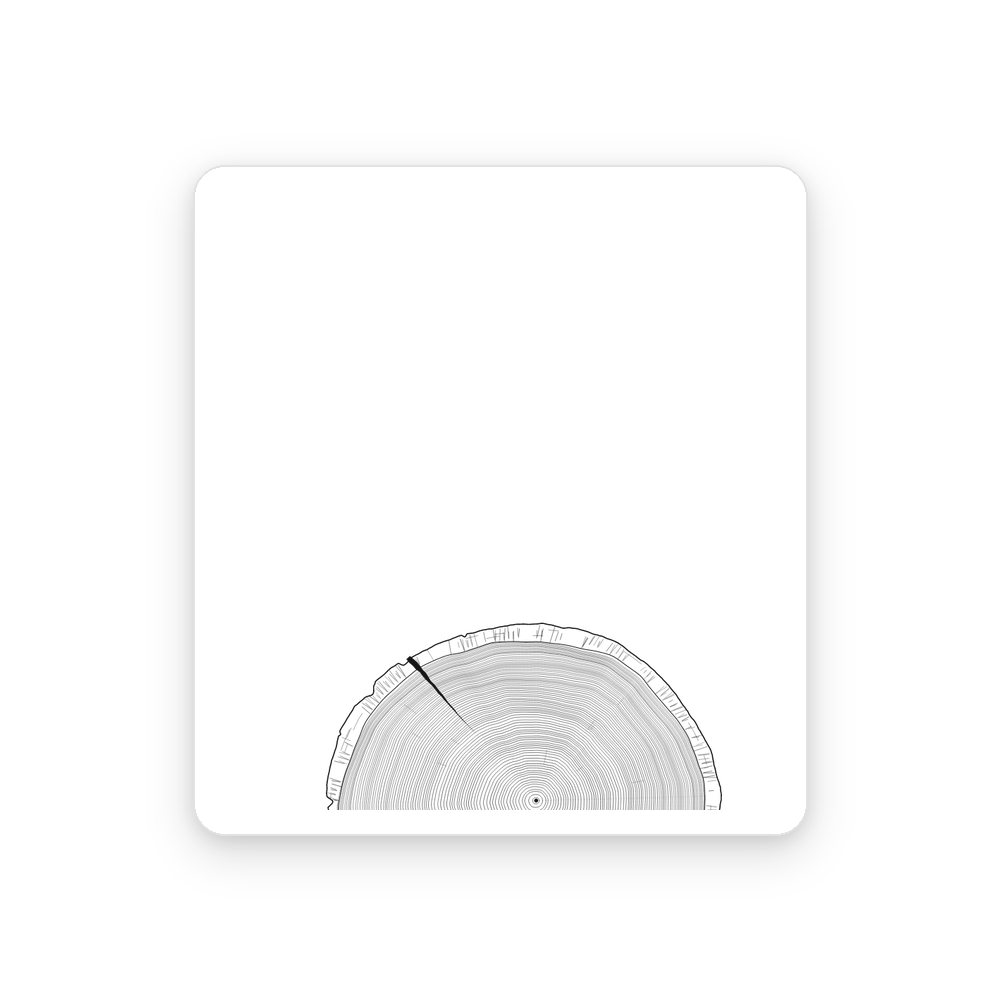 The Tree Rings sticker