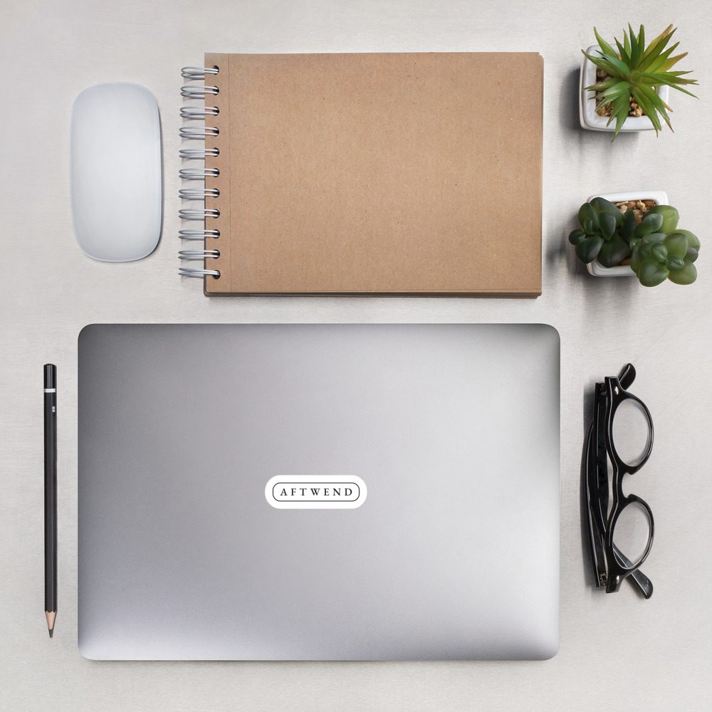 The wordmark sticker