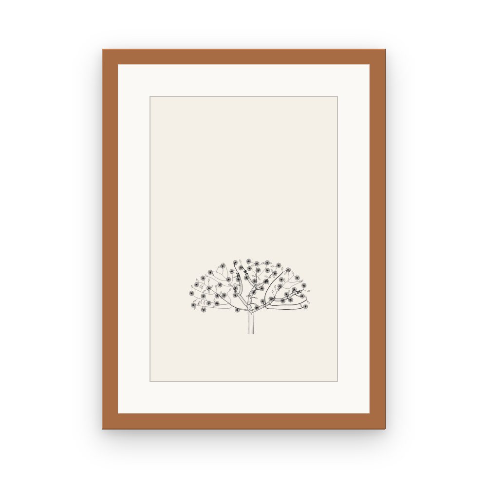 The Stillbough, framed, Red Oak