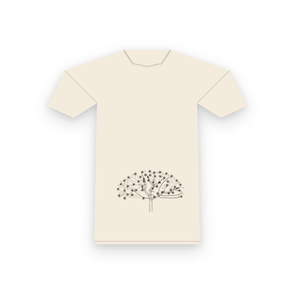 The Stillbough tee, Ivory
