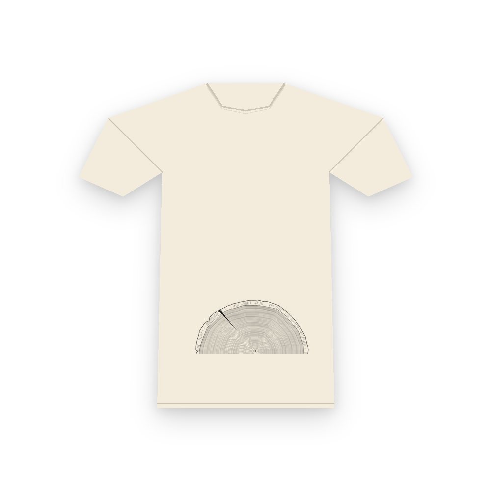 The Tree Rings tee, Ivory